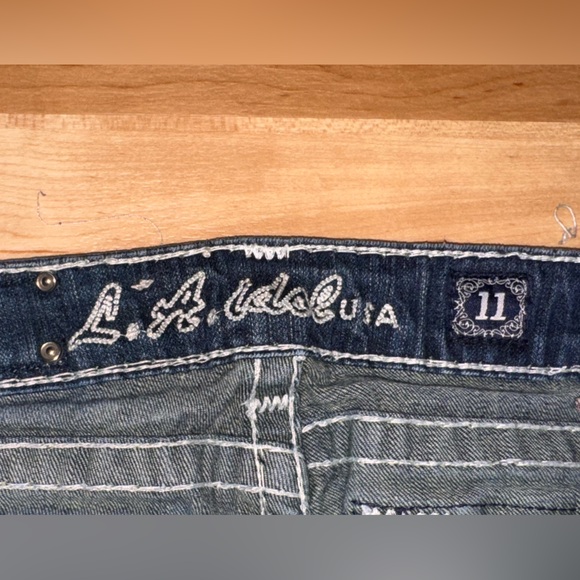 LA IDOL Y2K JEANS LOW RISE BOOTCUT - Picture 3 of 7
